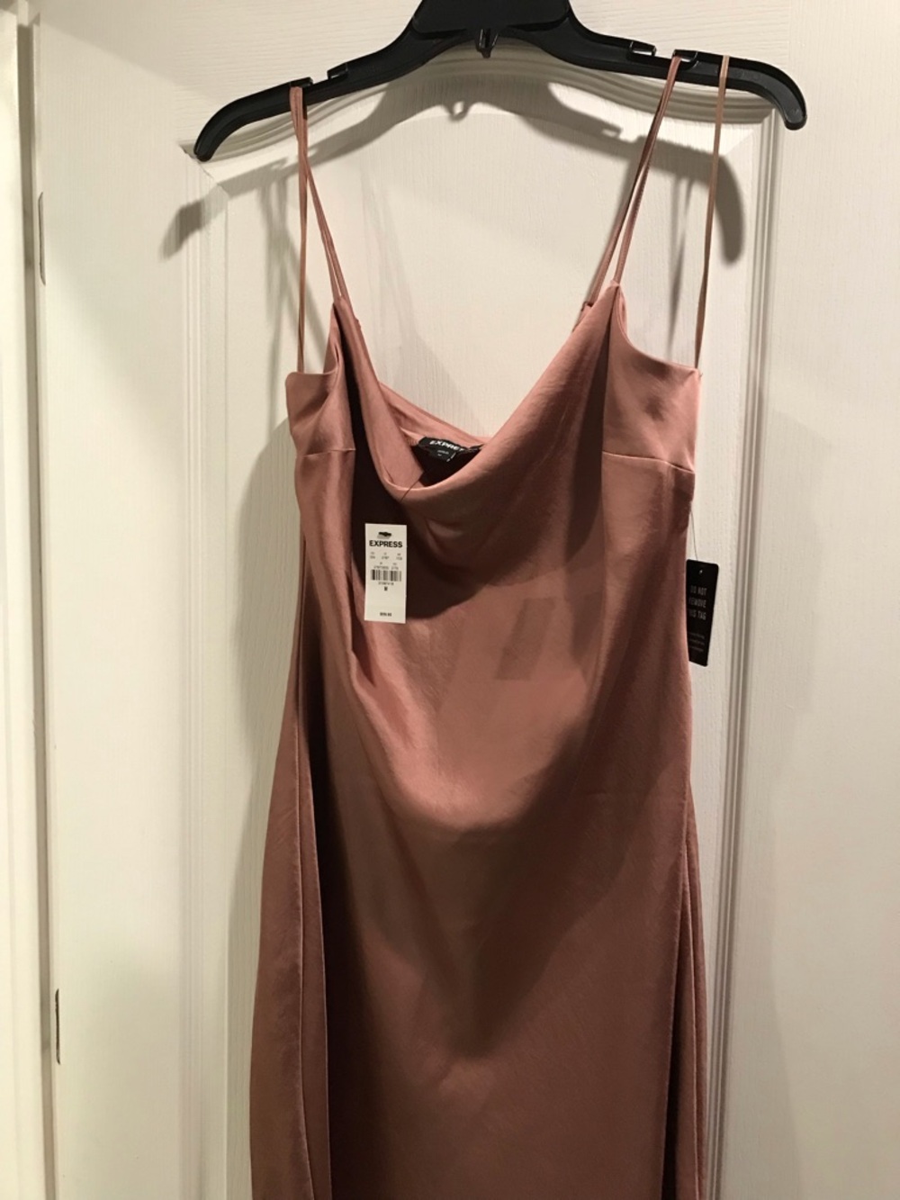 Express Dusty Rose Slip Mini Dress